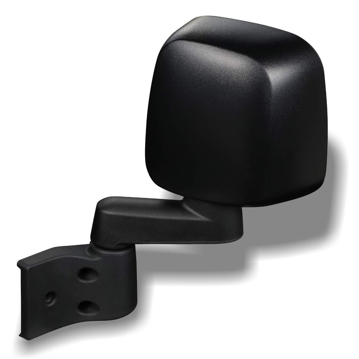 DNA Motoring OEM-MR-CH1320234 Side View Mirror Replacement for 2003-2004 Jeep Wrangler - Manual Adjust Left Driver Side Mirror - Perfect for Off-Roading & Daily Commuting