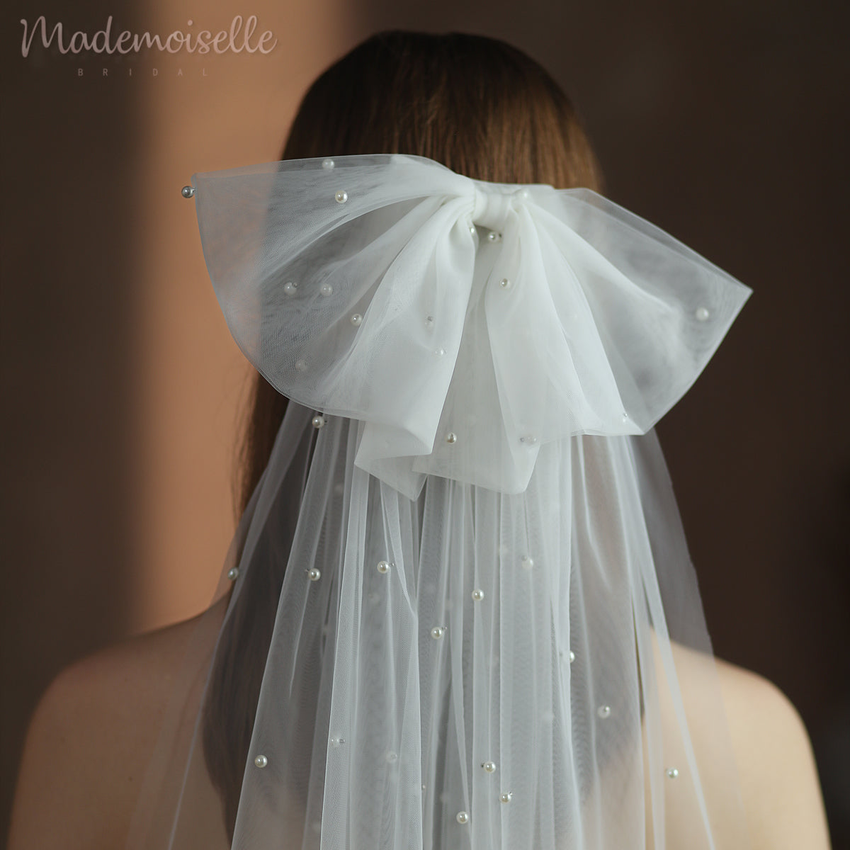 Evelyn Veil - Elegant Bridal Wedding Veil with Lace Trim | Perfect for Brides, Weddings & Special Occasions