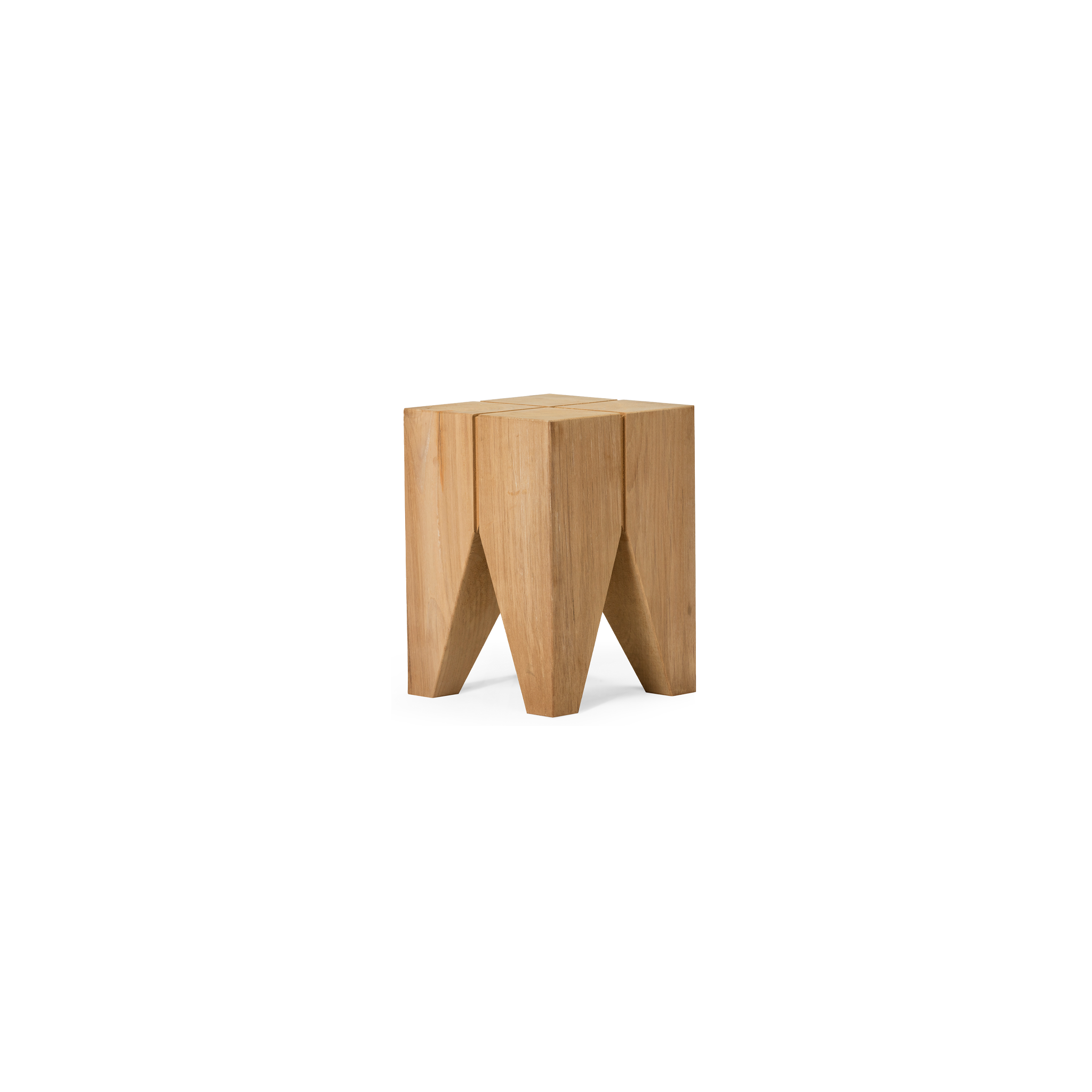 Modern Triangle Side Table - Minimalist Wooden End Table for Living Room, Bedroom, Office - Perfect for Small Spaces, Reading Nook & Coffee Corner