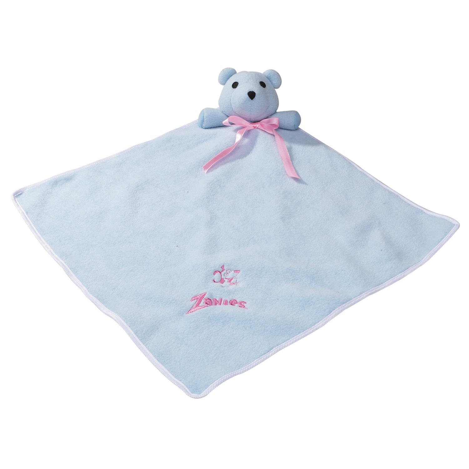 Zanies Snuggle Bear Plush Blanket Dog Toy for Small & Medium Dogs - Soft & Cuddly Comfort Toy for Puppies, Chew Resistant & Machine Washable - Perfect for Cuddling, Napping & Playtime at Home or Travel
