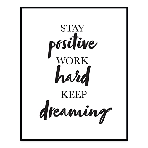 Motivational Wall Art & Inspirational Office Posters - Modern Business Wall Decor for Office, Home & Workspace | Boost Productivity & Positive Vibes