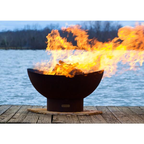 Scallop Fire Pit - Outdoor Tidal Fire Bowl for Backyard, Patio, and Beach - Perfect for Camping, Bonfires, and Relaxation