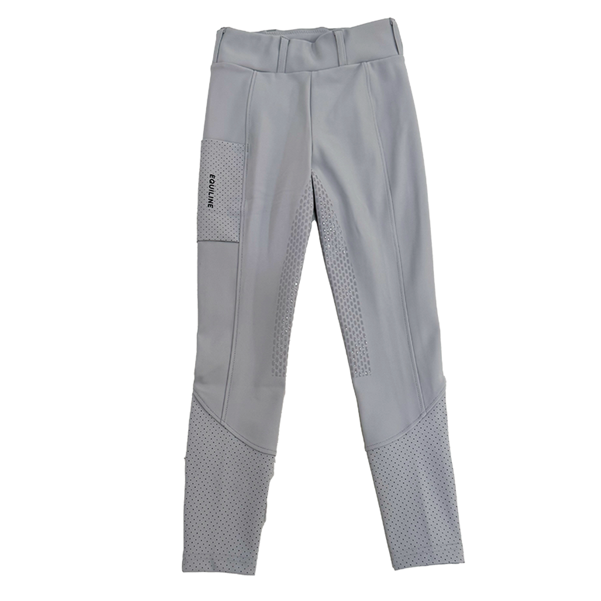 Equiline Junior Gingef Full Grip BX Tech Leggings for Girls - Breathable Yoga Pants with Non-Slip Waistband - Perfect for Gymnastics, Dance & Everyday Wear