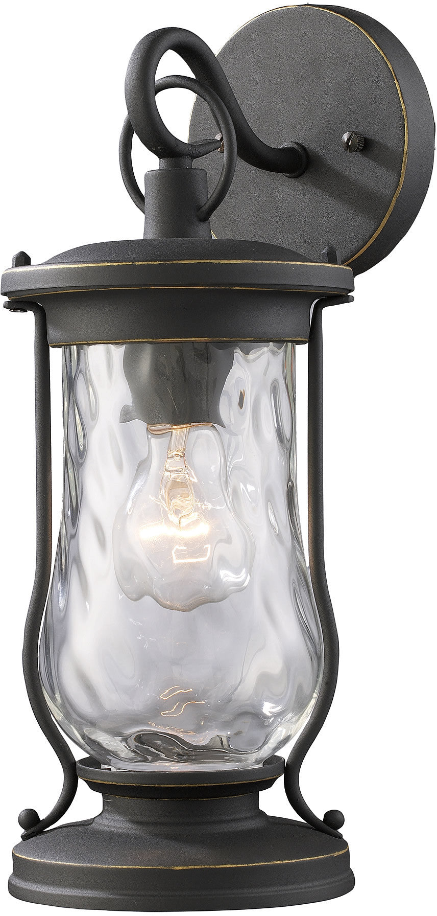 14H Farmstead 1 Light Outdoor Wall Sconce - Matte Black Finish with Clear Glass Shade - Perfect for Porch, Patio, Garden & Entryway Lighting