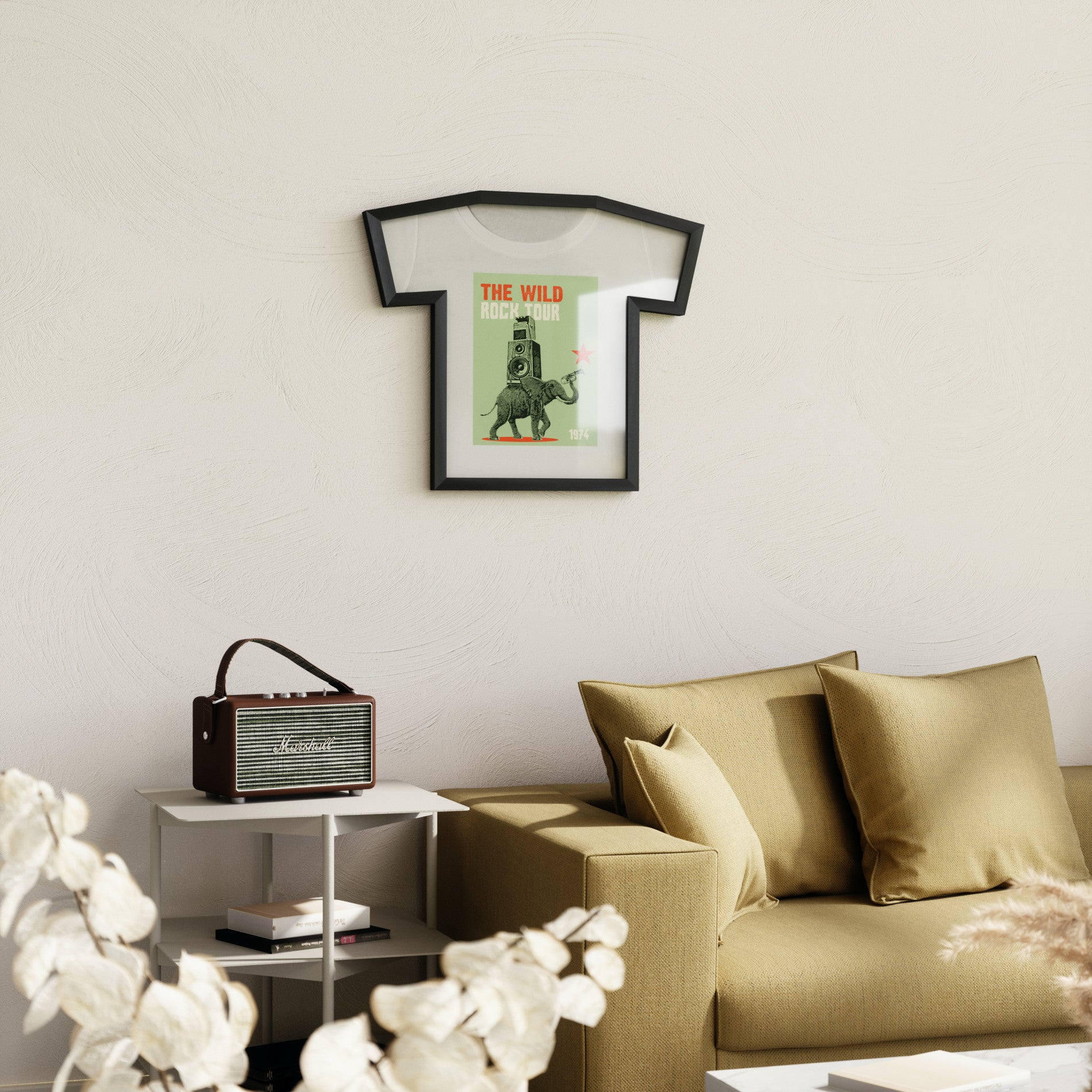 TFrame T-Shirt Display Frame - Premium Wall Mounted T-Shirt Shadow Box for Sports Jerseys, Concert Tees & Memorabilia - Perfect for Home Decor, Man Cave & Sports Fan Gifts