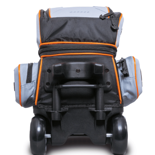 Hammer Gauntlet Double Roller Grey Bowling Bag - Premium 2-Ball Rolling Tote for League & Tournament Play