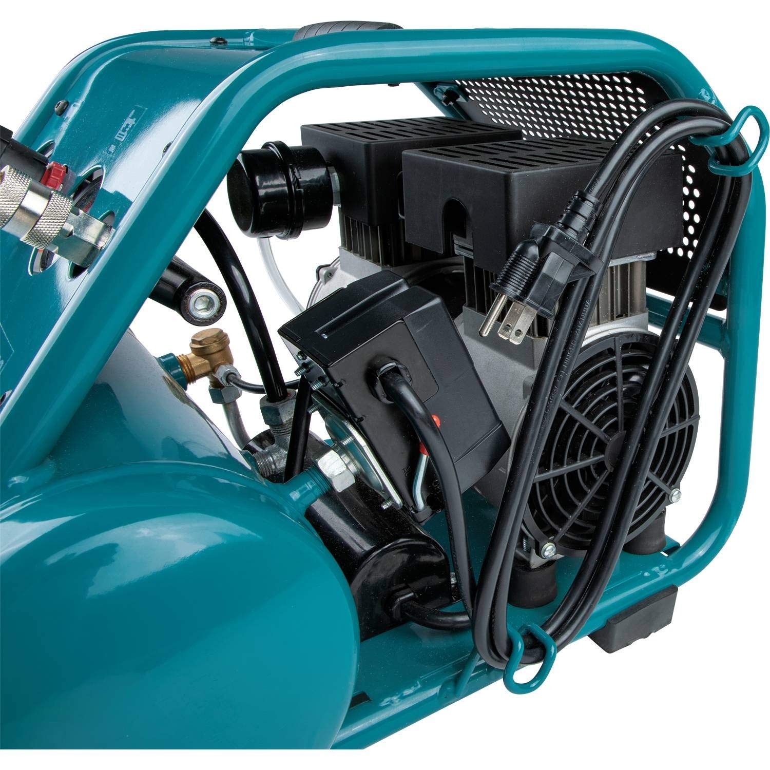 Makita MAC210Q-R 1 HP 2 Gallon Oil-Free Portable Air Compressor - Quiet Series (Renewed) | Ideal for DIY Projects, Home Repairs & Professional Use