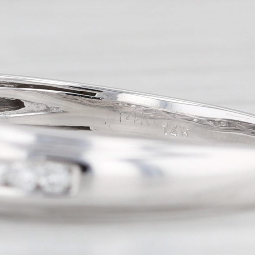 0.25ctw Diamond Men's Wedding Band Ring - 14k White Gold Size 11.5 - Perfect for Engagement, Anniversary & Special Occasion Gifts