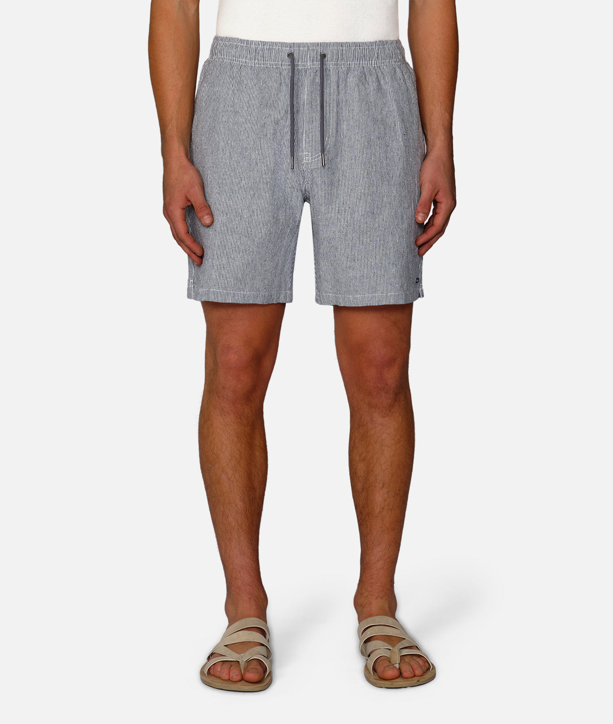 Portico Linen Shorts for Women - Denim Blue Casual Summer Shorts | Comfortable & Breathable Linen Blend | Perfect for Beach, Vacation & Everyday Wear