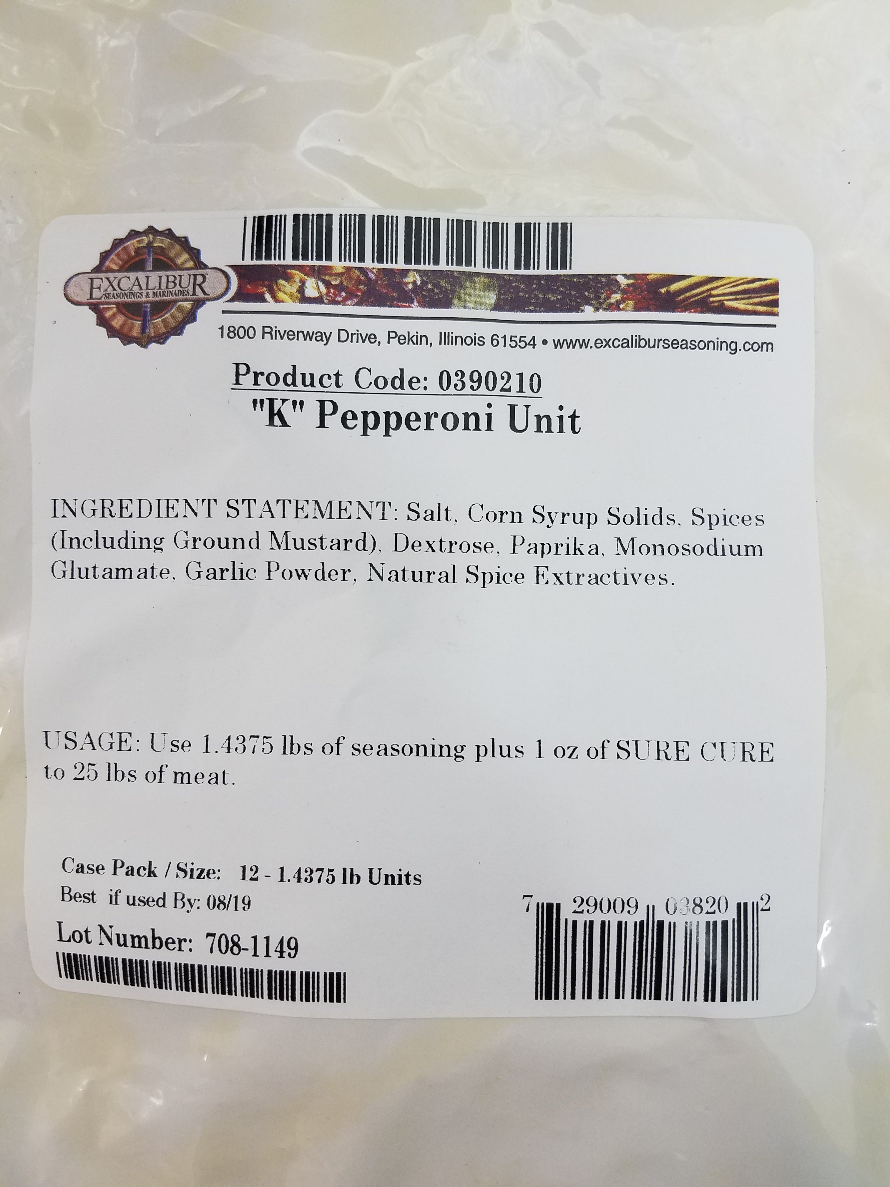 Premium K Pepperoni Seasoning - Authentic Italian Spice Blend for Pizza, Pasta & Charcuterie | Perfect for Homemade Sausages, Snacks & Party Platters
