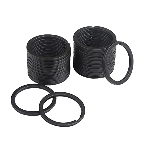 Outter Dia: 1.2 Inch(30mm) Black 20pcs