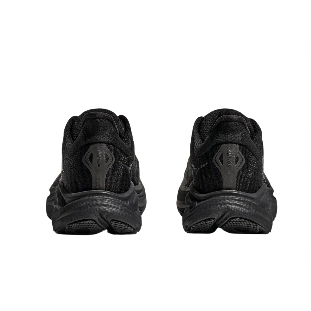 Hoka Clifton 10 Wide Men's Running Shoes 2E Width - Black | Cushioned Road Running & Jogging Shoes for Comfort & Support