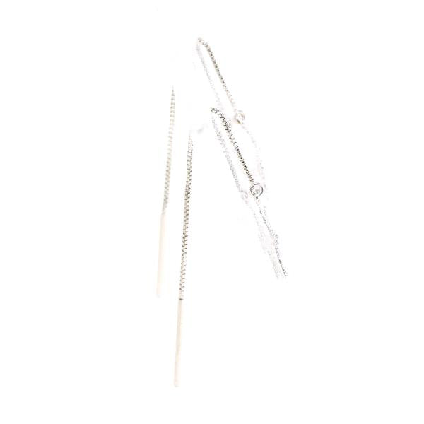 14K White Gold Earrings for Women - Elegant Stud & Hoop Jewelry Set - Perfect for Weddings, Parties & Everyday Wear