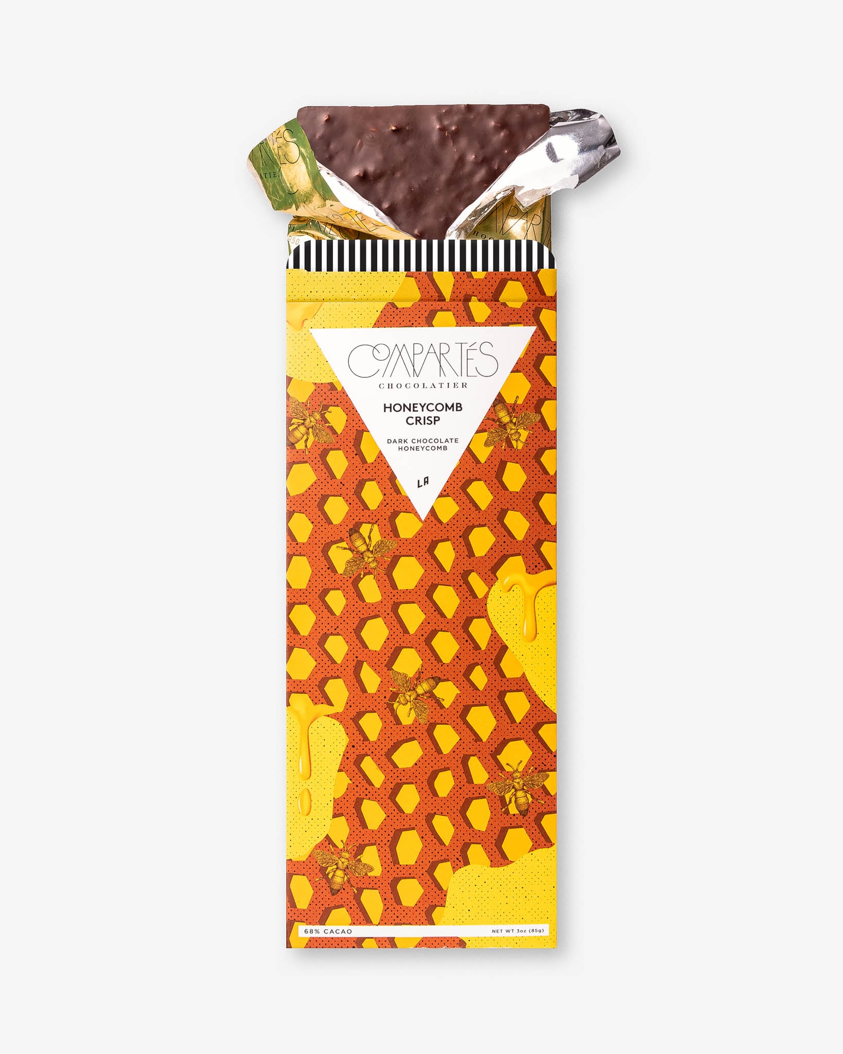 Premium Honeycomb Crunch Chocolate Bar - Rich Milk Chocolate with Crunchy Honeycomb Toffee - Perfect for Gifts, Desserts & Snacking