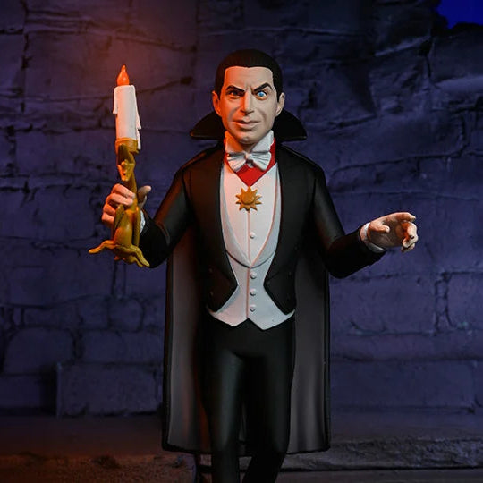 Dracula Universal Monsters NECA Toony Terrors Action Figure - Collectible Horror Movie Toy for Halloween Decor & Pop Culture Fans