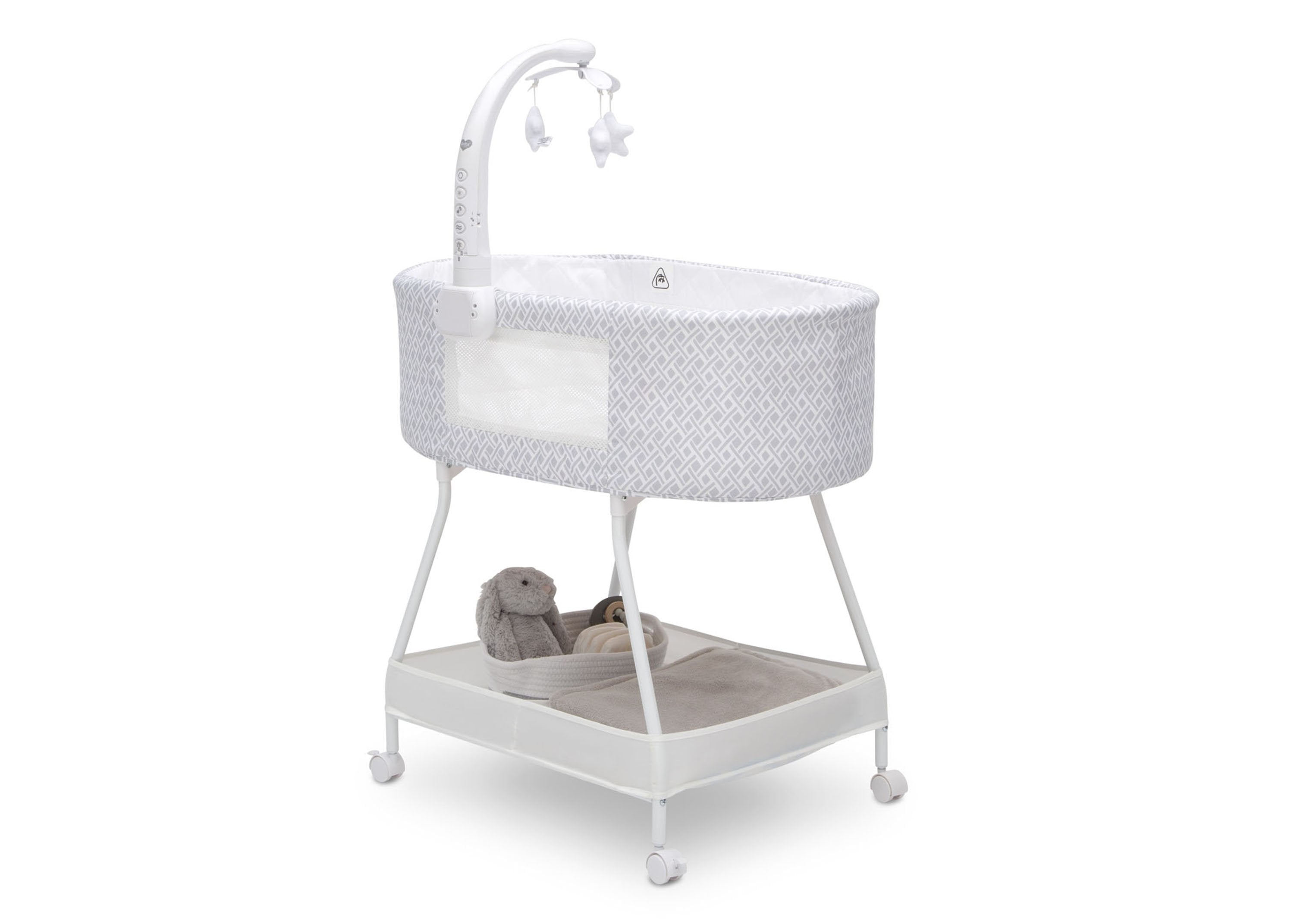 Sweet Slumber Bassinet - Portable Baby Crib for Newborns & Infants | Lightweight & Breathable Mesh Design | Perfect for Nursery, Travel & Bedside Sleeping