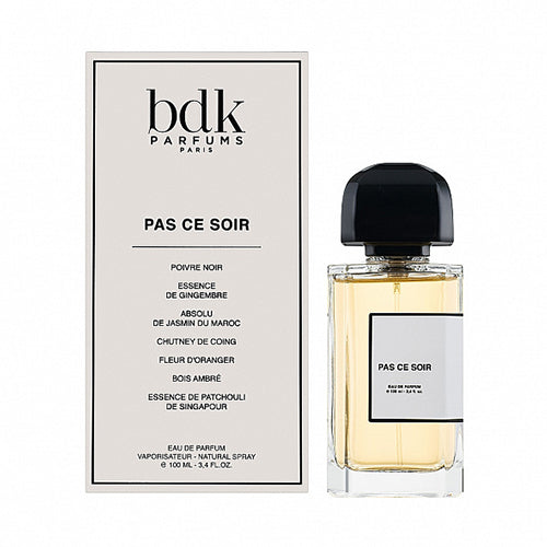 BDK Pas Ce Soir 100ml Eau de Parfum Unisex Perfume - Romantic Date Night & Evening Wear Fragrance