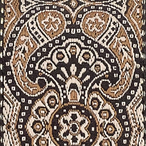 Gold & Black Paisley