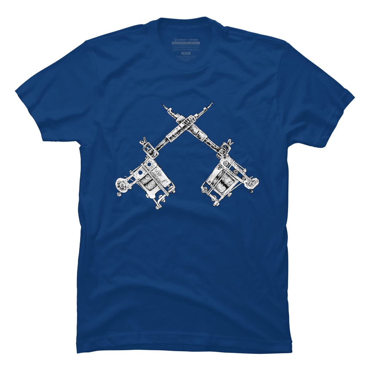 Vintage Tattoo Gun Graphic T-Shirt for Men | Retro Tattoo Artist Inspired Tee | Casual Streetwear & Music Festival Outfit