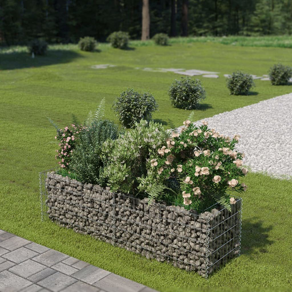 Galvanized Steel Gabion Raised Bed - 70.9