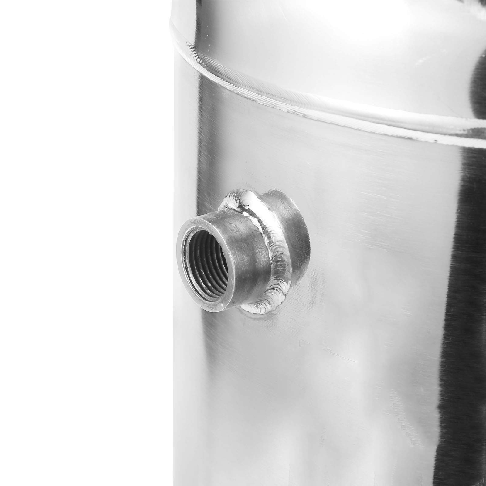 5-Port Air Reservoir Tank with Mirror Finish & Strong Welding - Industrial Air Compressor Accessory for Pneumatic Tools & Production Lines