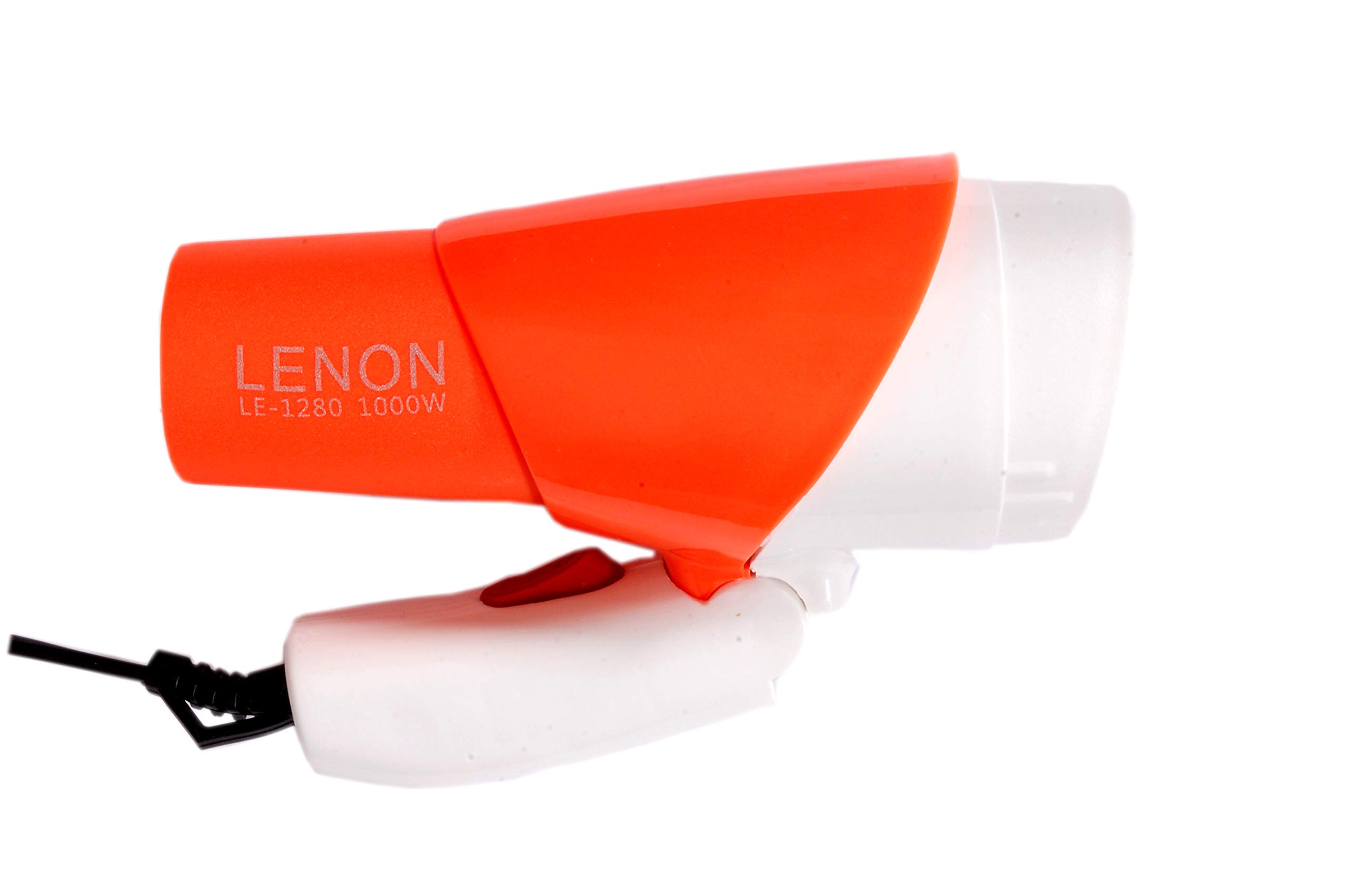 ClubComfort Professional LE-1280 1000W Hair Dryer & Straightener Set (Orange) - Fast Drying & Styling for Salon-Quality Results at Home, Travel & Daily Use