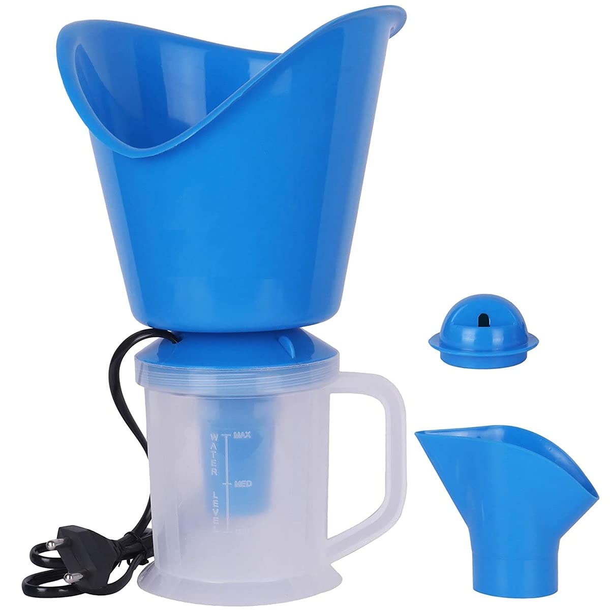 ASKP Solution 3-in-1 Steam Vaporizer for Sinus Relief & Facial Care - Portable Nasal Steamer, Cough Relief Device & Face Steamer - Perfect for Cold, Allergy & Skincare at Home or Travel