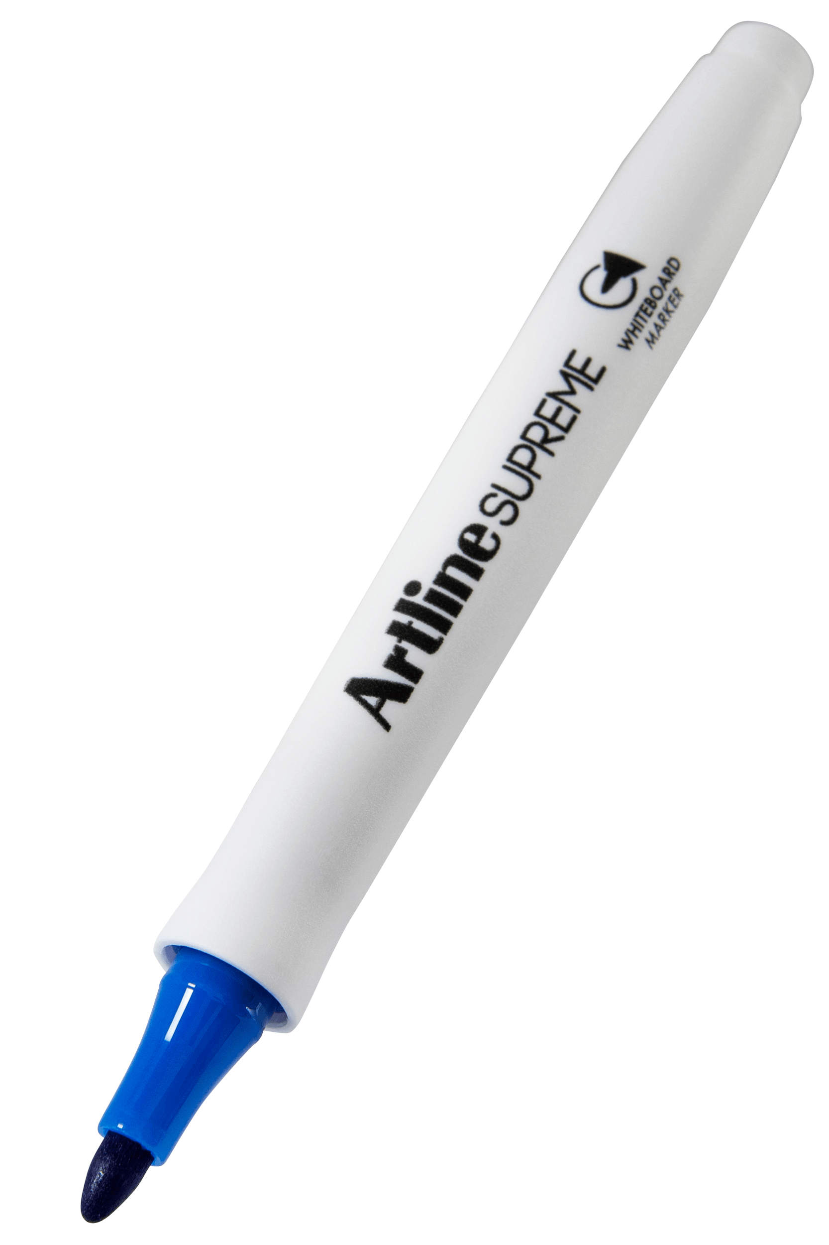 Artline Supreme Whiteboard Marker - 1.5mm Bullet Tip, Blue Ink, Pack of 12 - Perfect for Office Meetings, Classroom Teaching & Home Organization