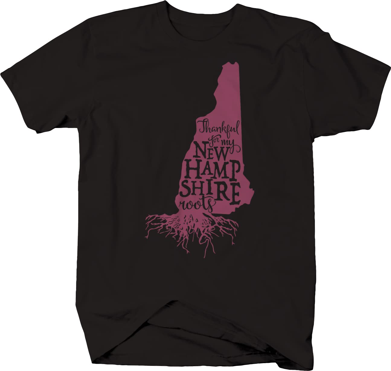New Hampshire Home Roots Men's T-Shirts - Comfortable Casual Tees for Everyday Wear, Travel & Outdoor Activities