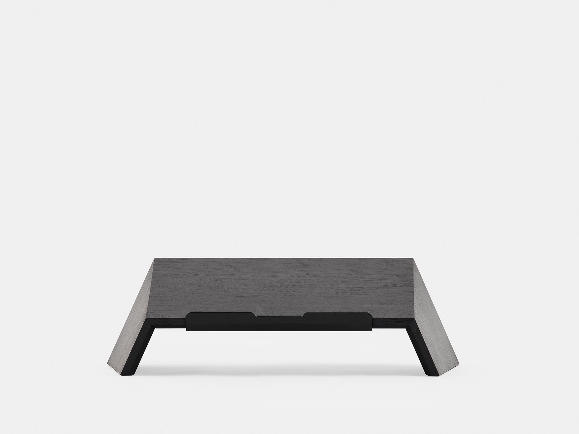 Ergonomic Solid Wood Laptop Stand for Desk - Adjustable Height & Angle, Space-Saving Computer Riser for Home Office, Gaming, and Workstation Setup