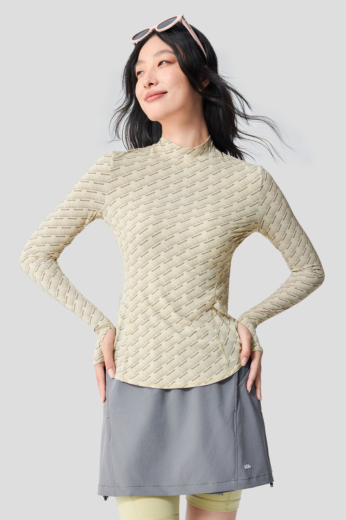 Breeze Women's Lightweight Breathable Sun Protection Base Layer UPF 50+ for Hiking, Running & Outdoor Activities