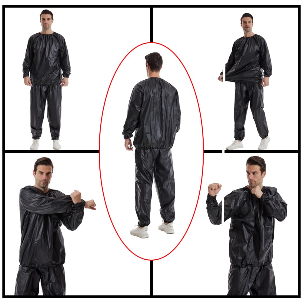 Premium Sauna Sweat Suit for Women & Men - Weight Loss Workout Gear for Gym, Exercise & Fitness Training | Ideal for Hot Yoga, Running & Home Workouts