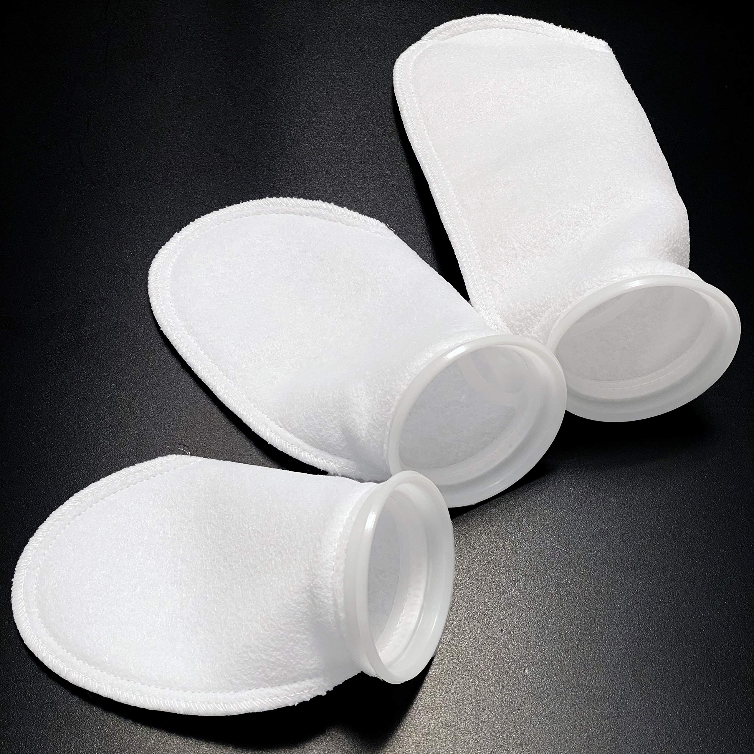 200 Micron Aquarium Felt Filter Socks - USA Made Custom Filter Bags (4