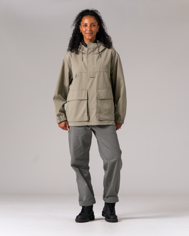 Takibi Ripstop Anorak Jacket - Lightweight Waterproof Windbreaker for Outdoor Adventures, Hiking & Camping