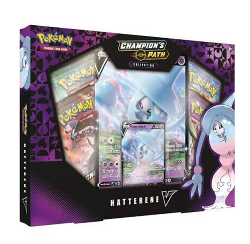 Pokemon TCG: Champions Path Collection Hatterene V Box - Exclusive Trading Cards, Holo Foil & Booster Packs | Perfect for Collectors, Battles & Gifts