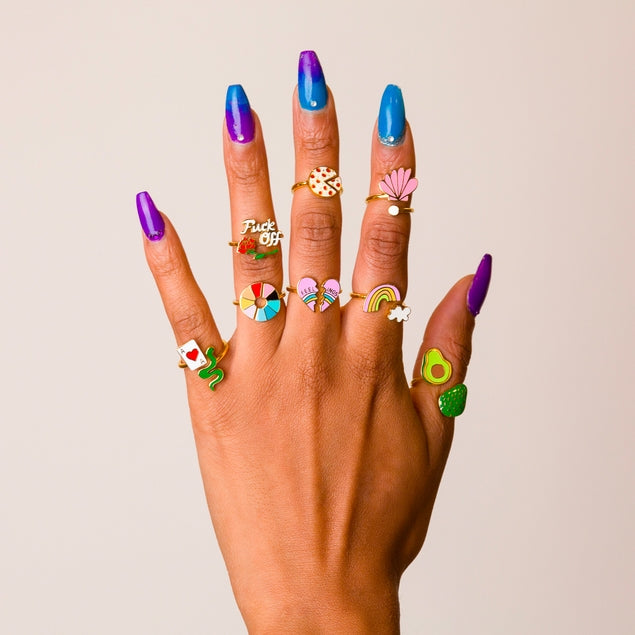 Bad Bitch Adjustable Ring - Trendy Stackable Statement Jewelry for Women | Perfect for Parties, Gifts & Everyday Wear