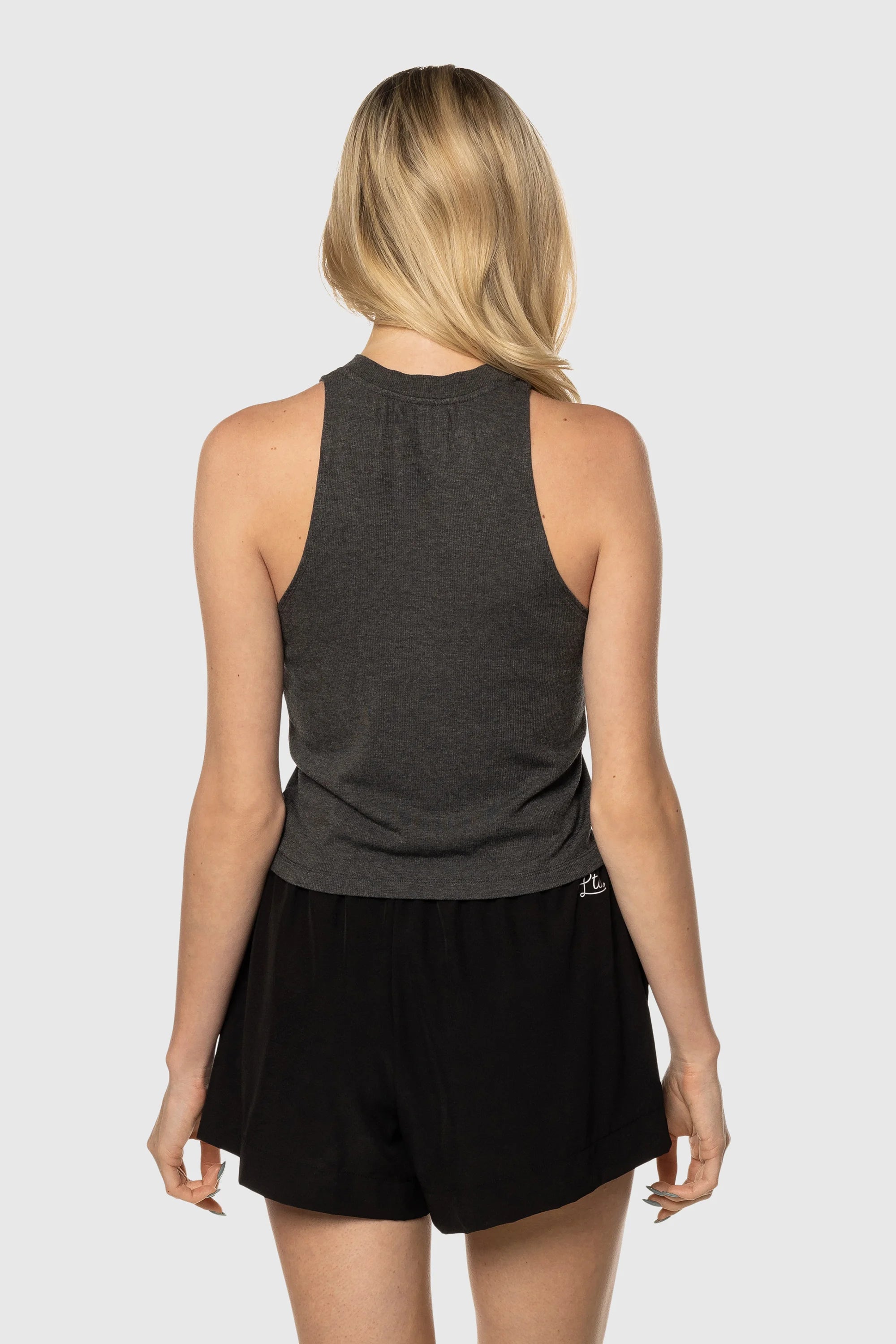 Women's Ribbed Tank Top in Pink - Soft Stretchy Fitted Camisole for Casual Wear, Layering & Summer Outfits