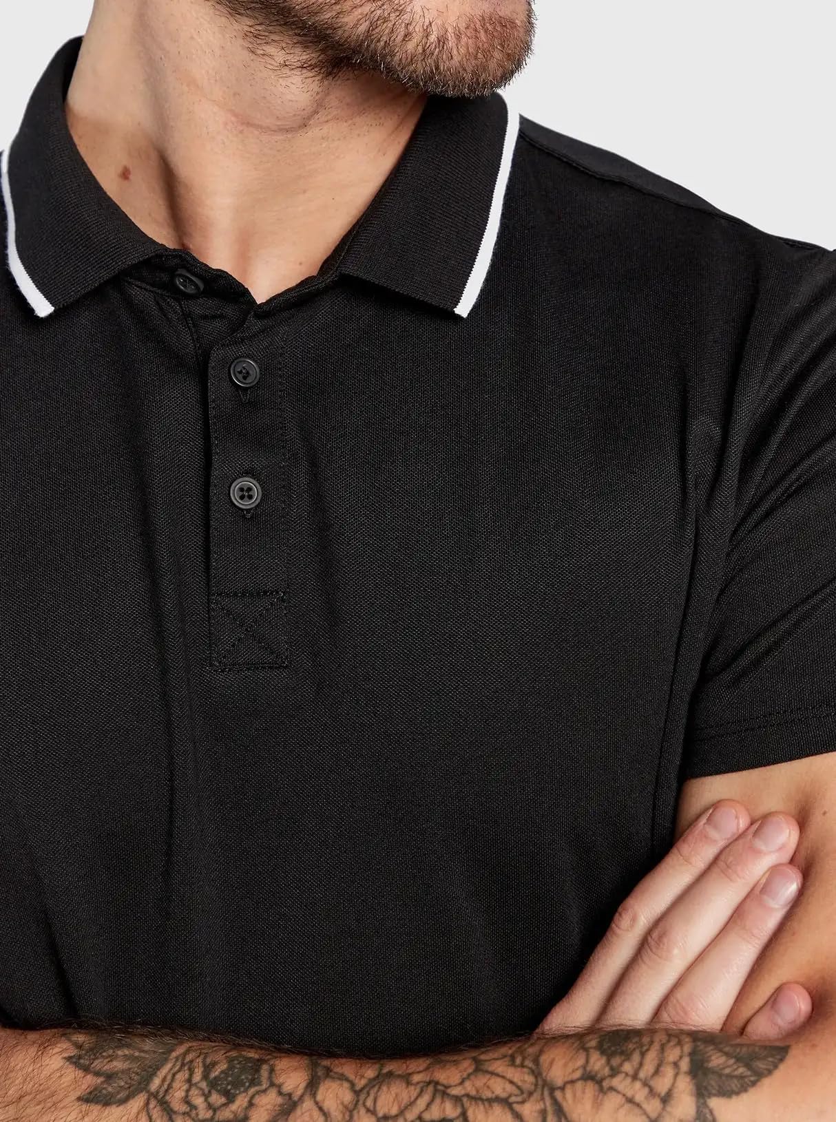 GUESS Men's Short Sleeve Polo Shirt - Classic Fit, Moisture-Wicking, Breathable Cotton for Casual & Business Wear - Perfect for Office, Golf & Summer Outings