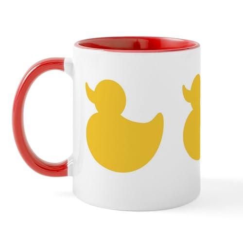 White/Red Inside - Duck Duck Gray Duck Mug