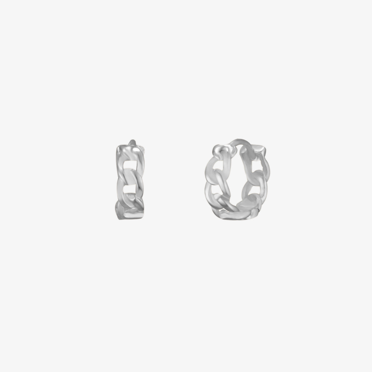 8mm Rope Huggie Hoop Earrings for Women - Gold & Silver Minimalist Huggie Earrings for Everyday Wear | Perfect for Work, Date Night & Casual Outfits