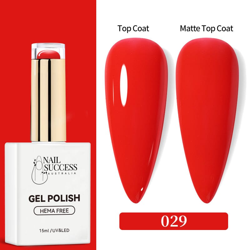 Hema Free Gel Nail Polish Set - 15ml Long Lasting Soak Off UV LED Nail Gel Colors for Manicure & Pedicure at Home or Salon