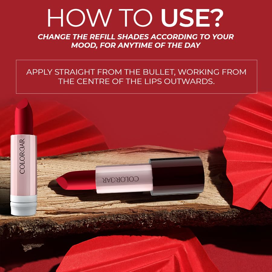 Colorbar Take Me As I Am Vegan Matte Refill Lipstick - [008] Long Lasting, Cruelty Free Makeup for Everyday Wear & Special Occasions