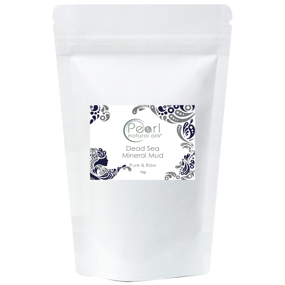 Pure & Raw Dead Sea Mineral Mud Mask - 1 kg for Deep Cleansing & Skin Detox - Perfect for Spa, Facial & Body Treatments at Home