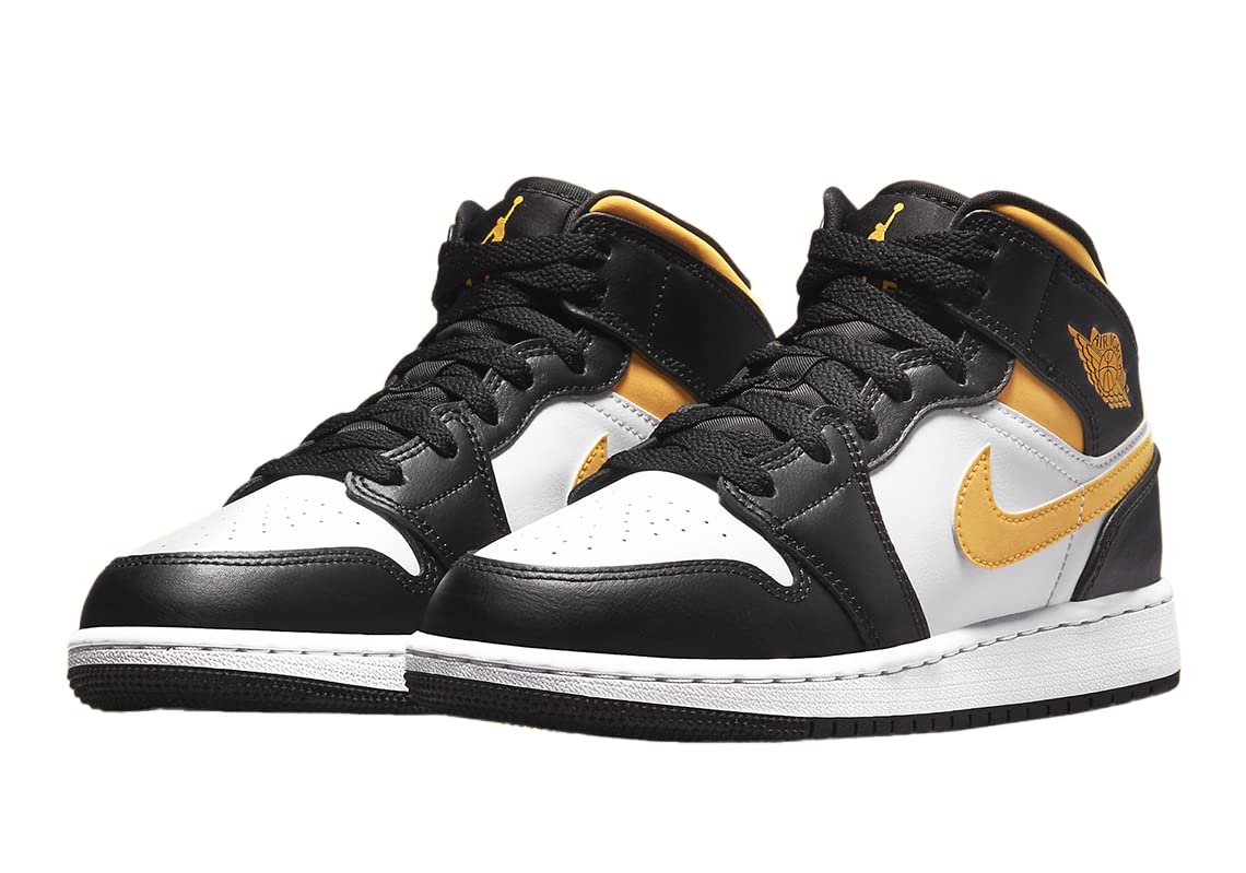 Nike Air Jordan 1 Mid Sneakers for Kids - Basketball Shoes & Casual Wear for Boys & Girls - Perfect for School, Sports & Street Style