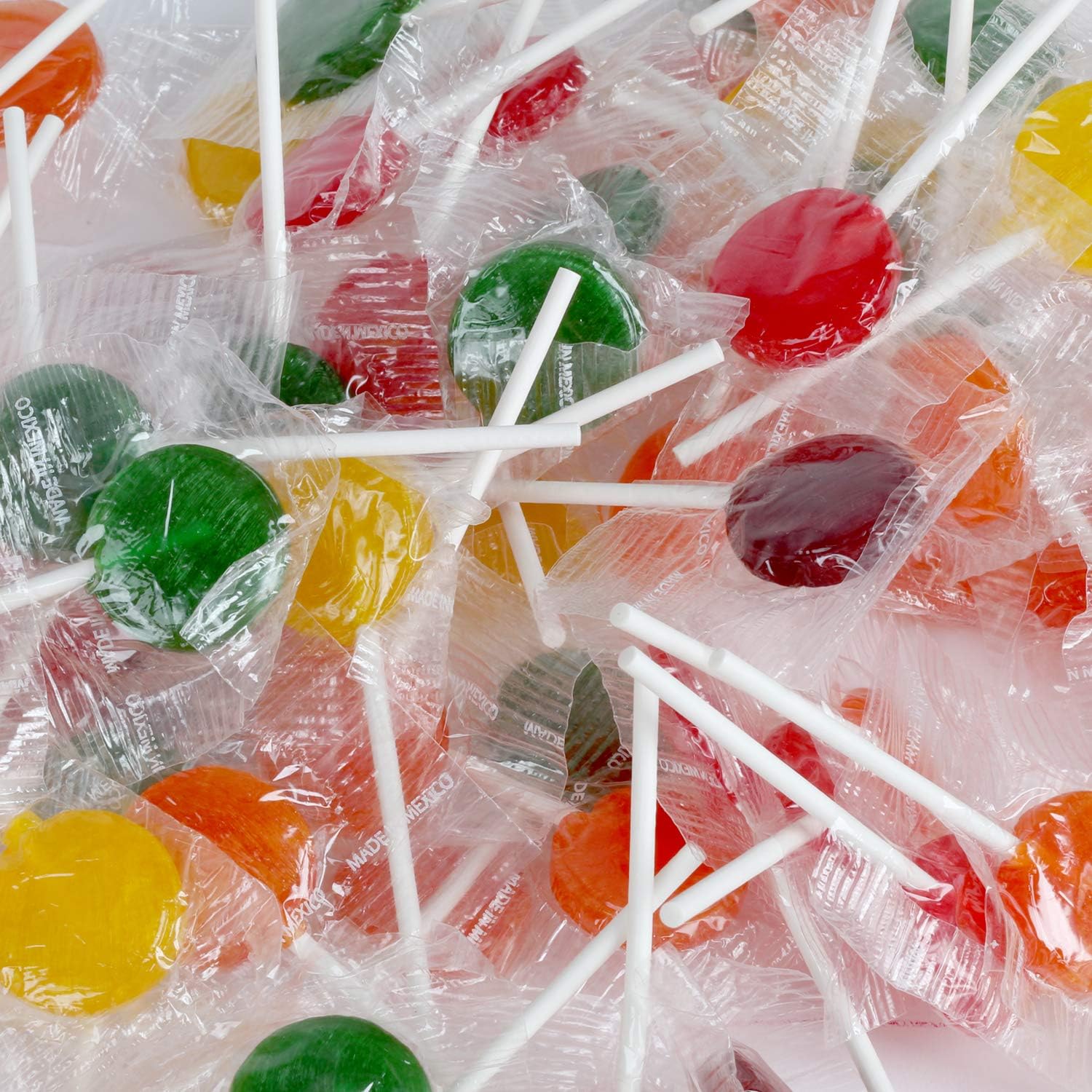 Bulk Classic Lollipops - 5 Pounds Individually Wrapped Fruit Flavored Suckers for Kids - Perfect for Easter, Church, School, Birthday Parties & Candy Buffets