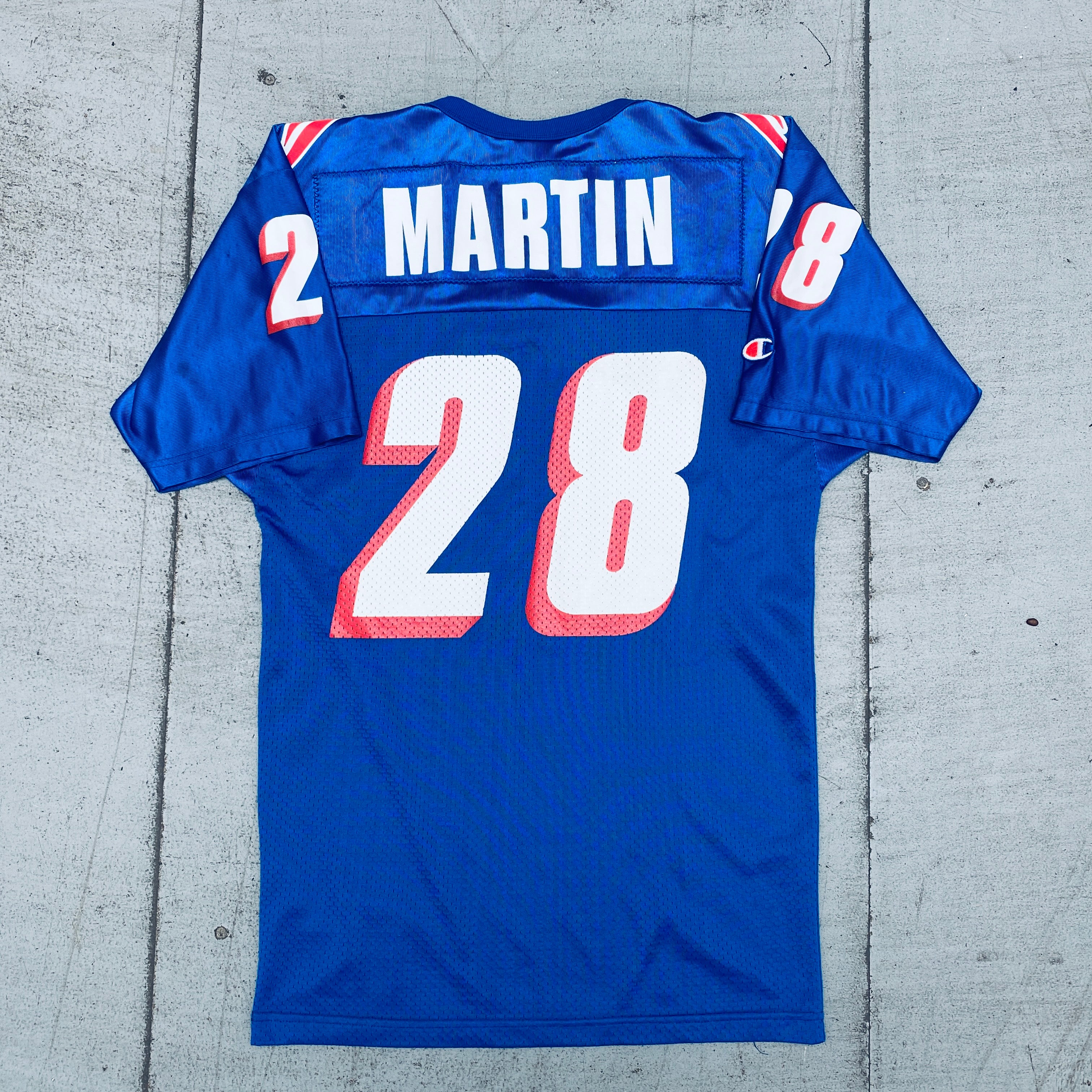 New England Patriots Curtis Martin 1996-1997 Jersey (Size S) - Vintage NFL Football Fan Gear for Game Day & Collectors