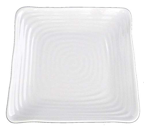 Lucky Star Melamine Square Dinner Plates - 7.5
