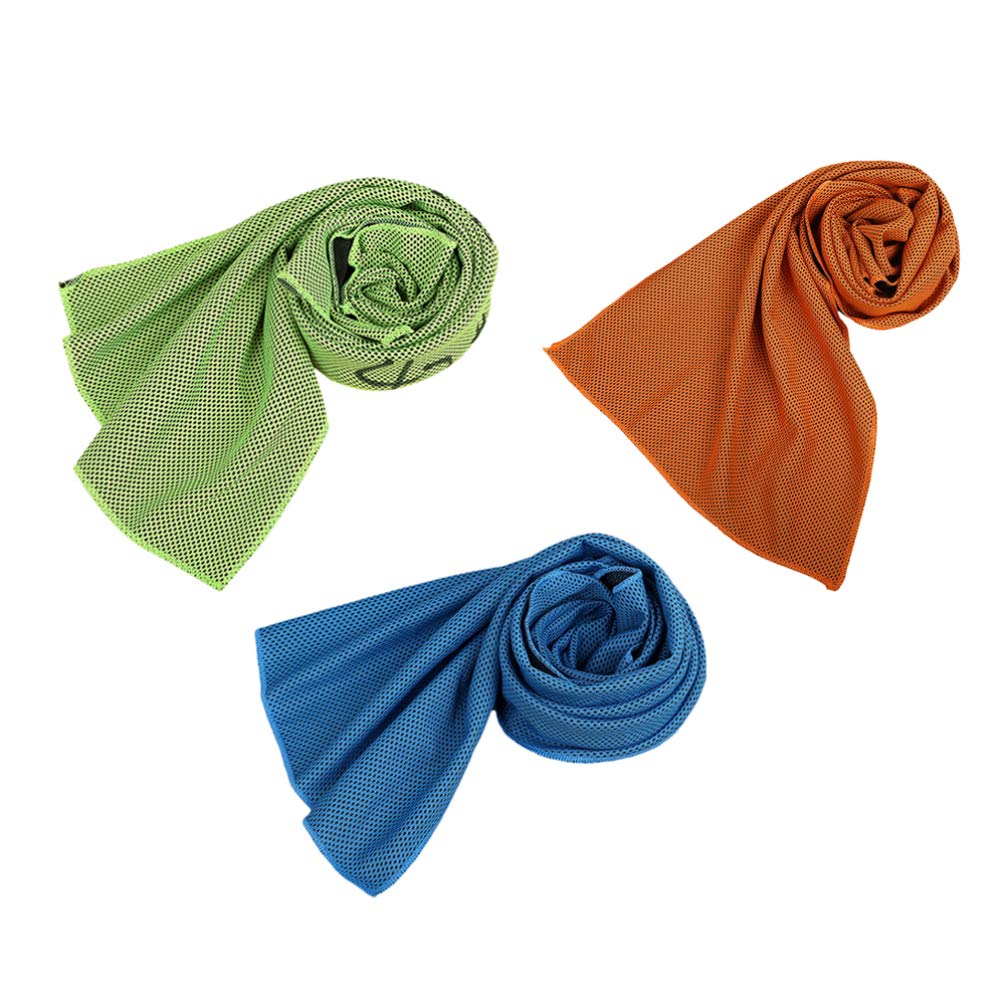Hemoton 6-Pack Quick Dry Sports Towels - Super Absorbent Polyester Gym Towels for Swimming, Running, Yoga & Workouts - Earth Tone Cool Exercise Towel Set for Sweat Absorption - Perfect for Gym, Beach & Outdoor Activities