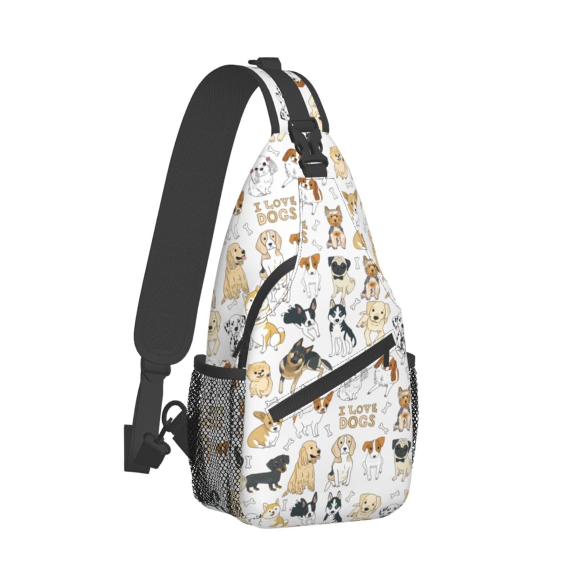 Lightweight Sling Backpack for Women & Men - Adjustable Crossbody Shoulder Bag with USB Charging Port - Perfect for Travel, Hiking, Gym & Daily Use