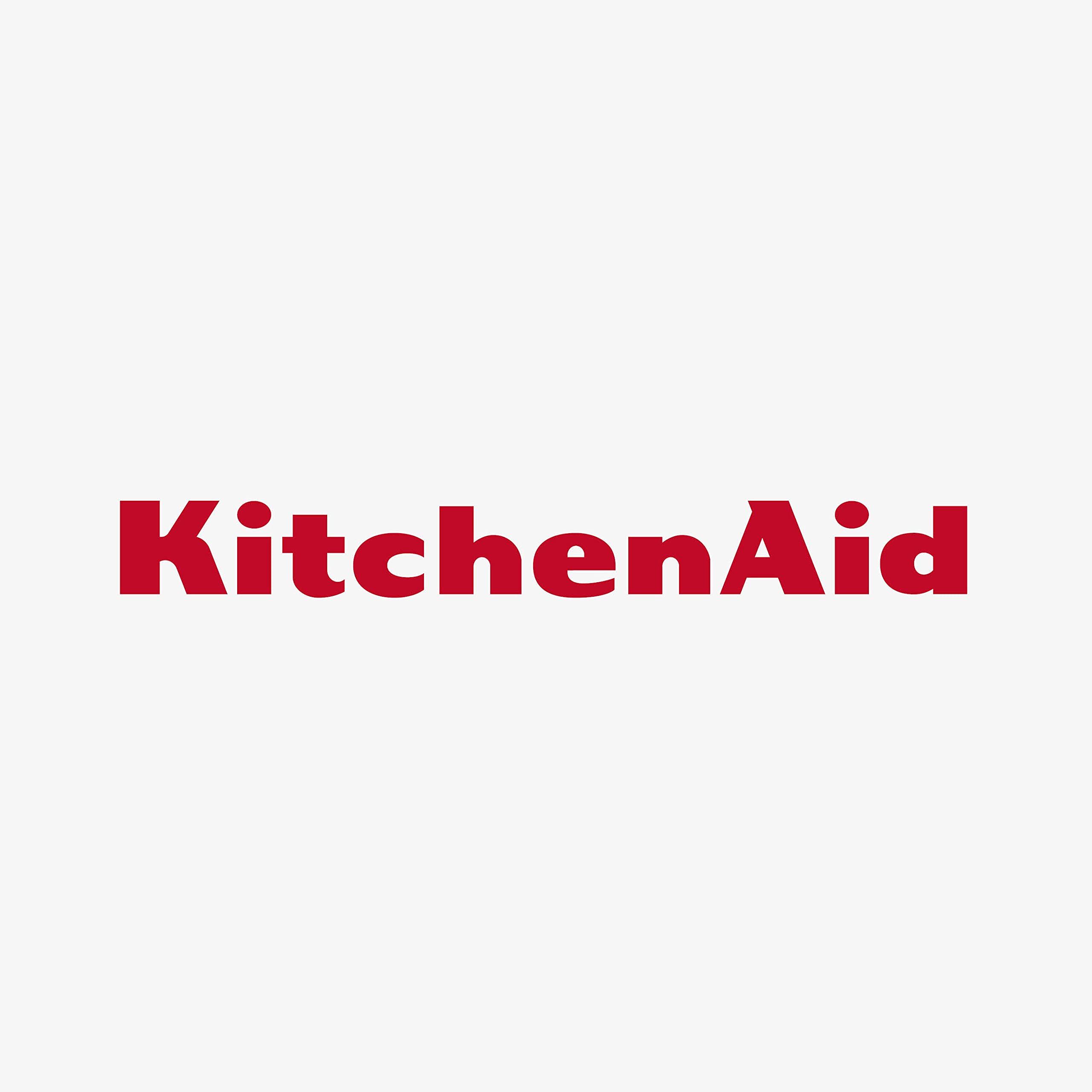 KitchenAid Stainless Steel Spider Strainer & Skimmer - 6.5 Inch Pasta Ladle with Long Handle - Perfect for Pasta, Soup, Dumplings & Deep Frying - Almond Cream Color (Model KSM6PCH)
